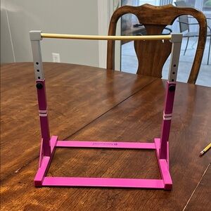 Pink and Yellow Doll Gymnastics Bar